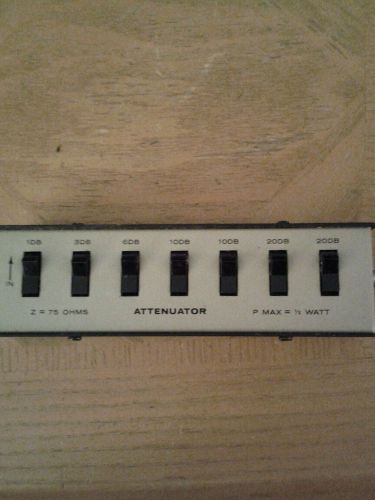 Vintage ATTENUATOR STEP SET 1db - 20db