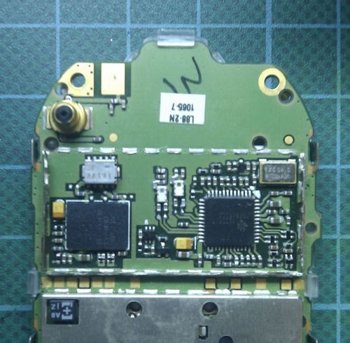 Motorola C123 variant Osmocom OsmocomBB with Filter Rework