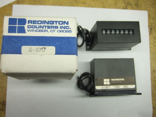 2 REDINGTON 115VAC 8W 7-DIGIT COUNTERS, 2-1017 *NEW*