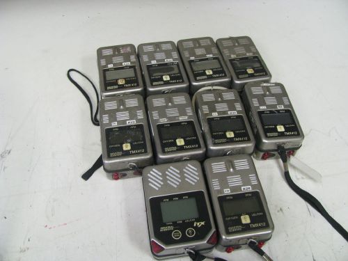 Lot of Ten (10) INDUSTRIAL SCIENTIFIC TMX 412 GAS TESTERS - FF17