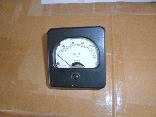 VINTAGE WESTON DC Volt METER 0-150Vdc MODEL 301