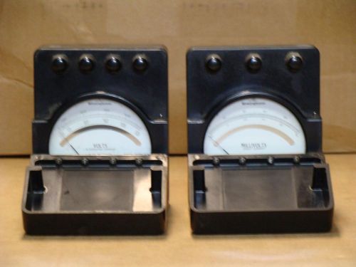 Vintage Westinghouse AC Voltmeter and DC Millivolt Meter