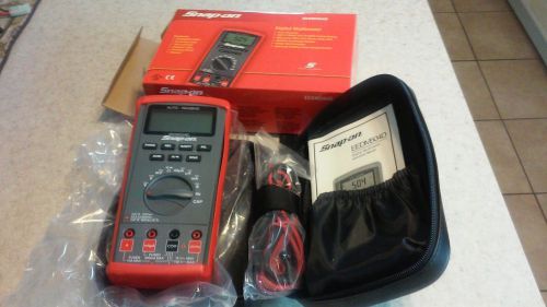 Snap On Multimeter, Digital, Auto-Ranging EEDM504D New