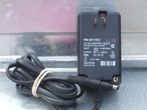 FLUKE AC Adapter/Charger 4 ScopeMeters Series 96,97,99, 105, 123/4/5  Scopemeter