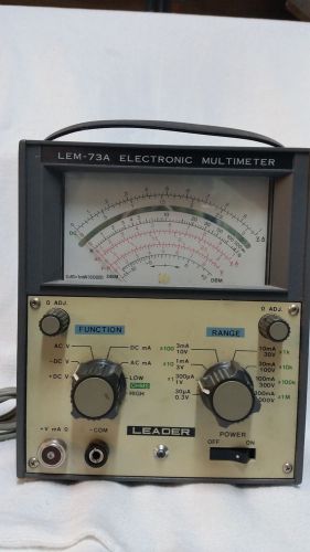 Vintage Leader Lem-73A Multimeter