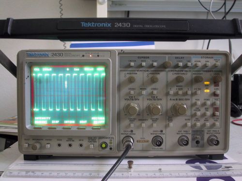 TEKTRONIX 2430 150MHz OSCILLOSCOPE +tv sync; refurbed, calibrated, FREE SHIPPING