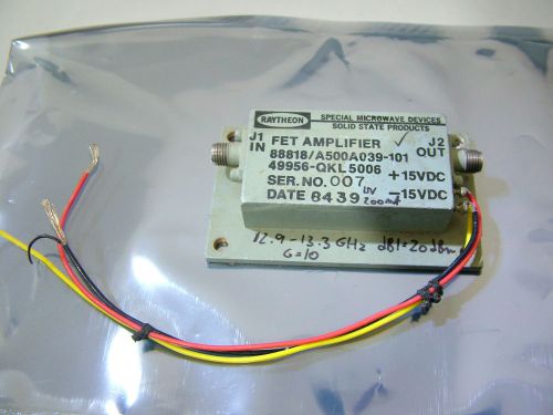 RF FET AMPLIFIER RAYTHEON 88818/A500A039-01 12.9GHz - 13.3GHz