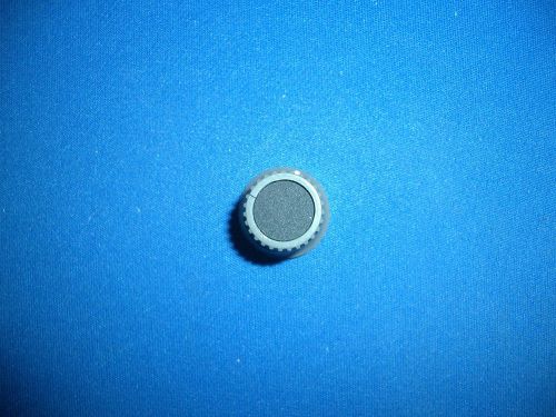 Tektronix TEK knob, dark grey, round, 5/8&#034; diameter, 1/4&#034; shaft