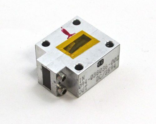 Harris Inc. 094-038036-002 Thin Profile Waveguide Isolator - WR-42, 18-26.5 GHz