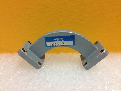 Waveline 833-2 (WR-42) 18 to 26.5 GHz, 90°, Cover to Cover, Waveguide H Bend