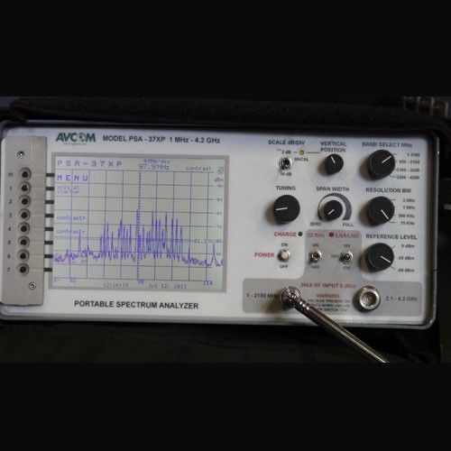 Avcom PSA-37XP Portable Spectrum Analyzer, Refurbished