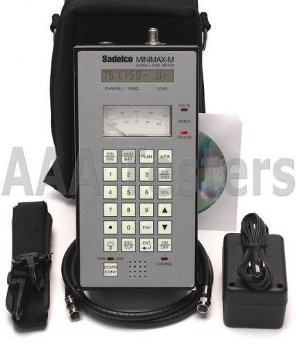 Sadelco MiniMax M800 Signal Level CATV Meter Mini Max M 800 M-800