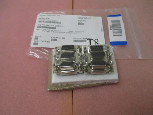 6 mouser electronics 636-180-015-213r911, 180-015-213r911, 15p fem vt dip sol for sale