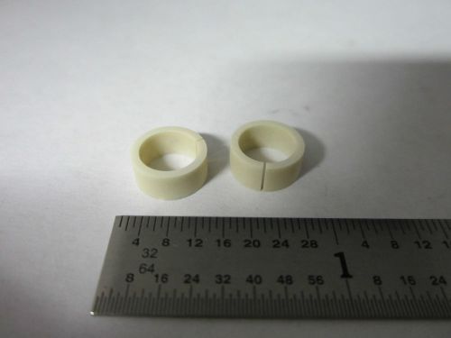 LOT 2 EA PZT RINGS UNPLATED ANNULAR SHEAR SENSOR AS IS  BIN#5B