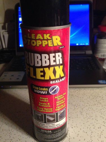 NEW LEAK STOPPER 0316-GA RUBBER FLEXX FLEX 18OZ SPRAY ROOF REPAIR SEALANT