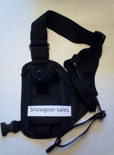 Hands Free Radio chest harness for Pro &amp;UHF radios Black