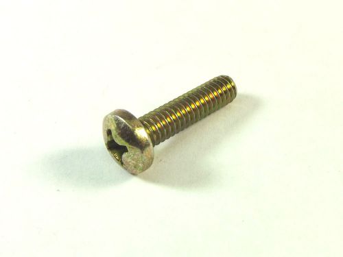 (CS-800-012) Phillips Pan Head Screw 12-24 x 7/8&#034; Zinc Yellow