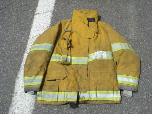 44x32 Jacket Big Firefighter Bunker Fire Gear GLOBE GX-7 DRD..08/08 J215