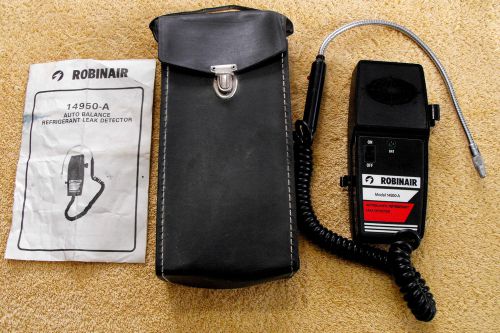 ROBINAIR AUTOBALANCE REFRIGERANT LEAK DETECTOR MODEL 14950-A WITH EXTRAS