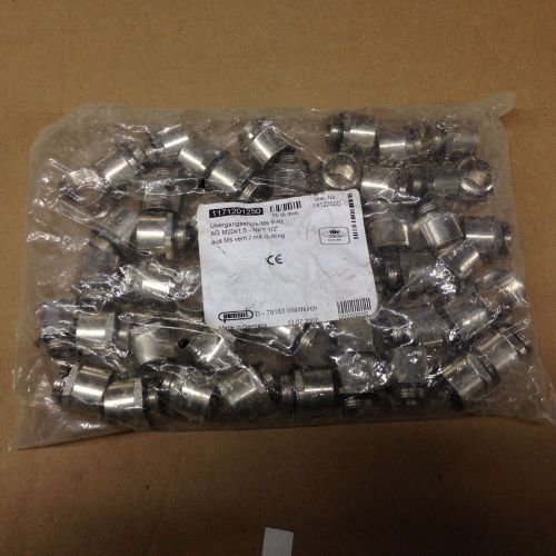 AG M20X1,5 - NPT 1/2&#034; Hummel (lot of 50) Ubergangstuck Metric to NPT NIB