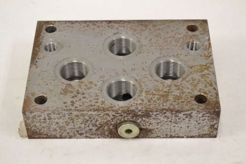 VICKERS SUB-PLATE NG10 3/4IN NPT MANIFOLD THREADED HYDRAULIC VALVE B298470