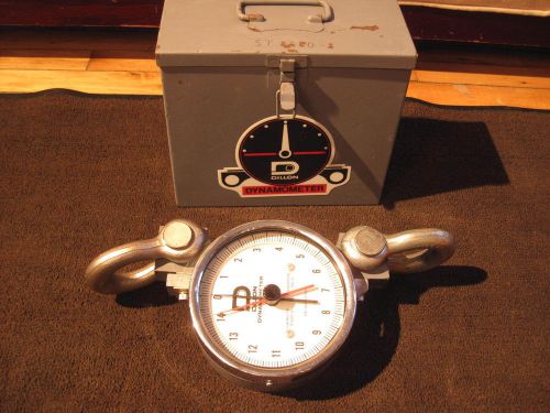 Dillon Dynamometer 15,000lb capacity 100lb Divisions WORLDWIDE SHIPPING