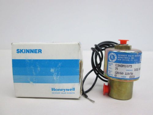 NEW HONEYWELL C3ADM1075 SKINNER 120V-AC 1/8IN NPT SOLENOID VALVE D330889