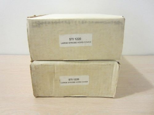 Lot of 2 safety technology international sti 1220 large strobe horn cover for sale