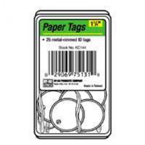 Tag Key 1-9/16 In Ppr Hy-Ko HY-KO PRODUCTS Key Storage KB146-150 PAPER