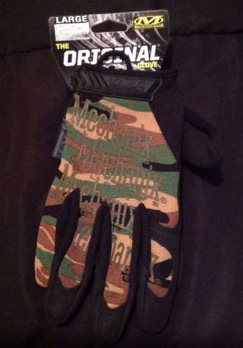 MECHANIX WEAR CAMO GLOVES SIZE ADULT LARGE