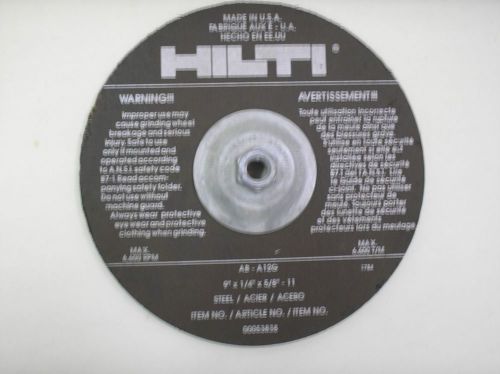 Hilti cut off wheel 9x1/4x5/8-11 lot of 10