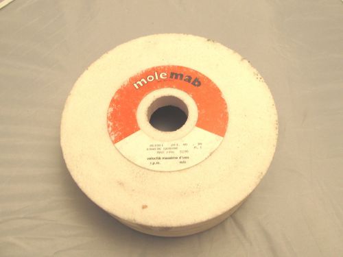 MOLEMAB ABRASIVES GRINDING WHEEL 203.80.38 7-7/8&#034; x 3-1/8&#034; x1-1/2&#034;