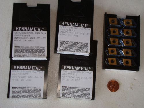 50pcs kennametal cnhu-1205r08 ,kc792m carbide milling inserts *factory pa ck* for sale