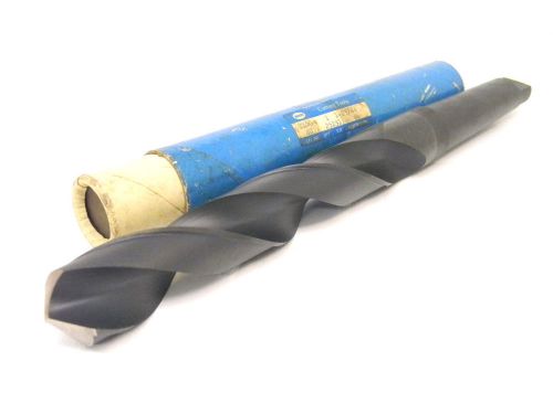 New surplus besly usa 1-23/64&#034; taper shank twist drill 1.3594&#034; #4mt for sale