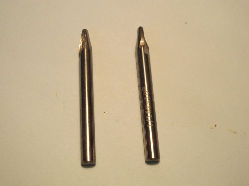 tapered end mills 2pcs 15deg per side