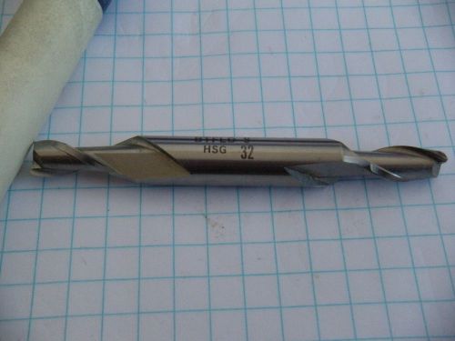 9/32&#034; X 2 Flt, HSS End Mill,   Double End,  Butterfield End Mill