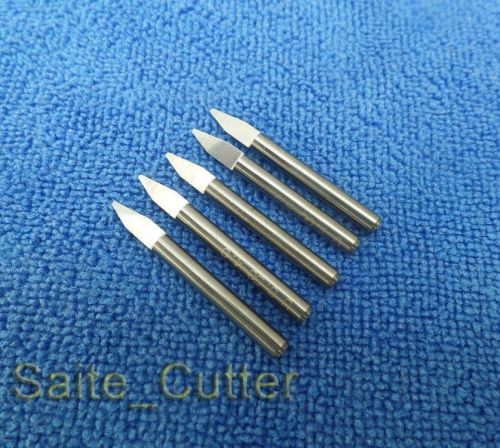 10pcs v shape flat bottom pcb engraving cnc router bits 1/8&#034;  3.175mmx30°x 0.6mm for sale