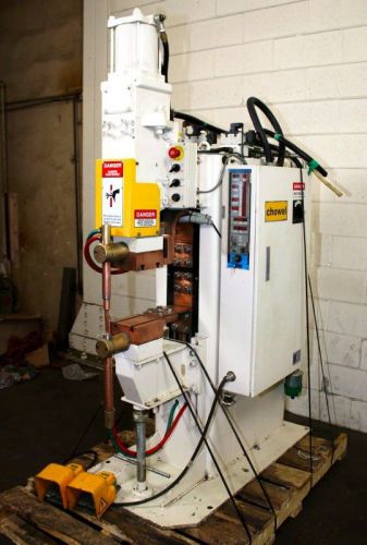 50 kva 18&#034; thrt american chowel apr-50a-r12pf spot welder, projection type spot for sale