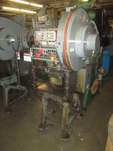 Perkins 20 ton high speed obi straight side single crank power press, model #35b for sale