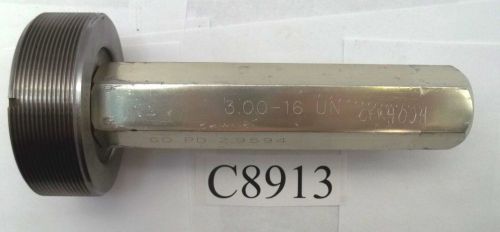 3.00-16 UN  THREAD PLUG GAGE GO PD 2.9594 LOT C8913