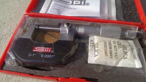 SPI 0-1&#034; CHROME RATCHET SPI OUTSIDE MICROMETER  13-462-7