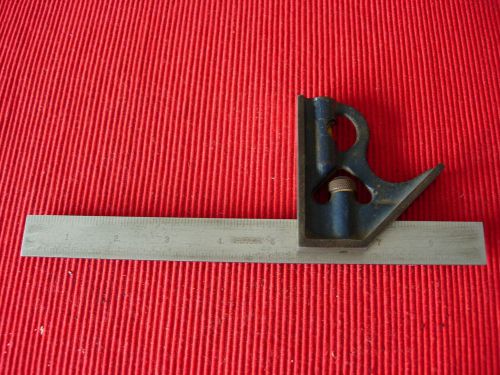 ~Vintage~ 9&#034; Craftsman Rule/ Combination Square  W/Level