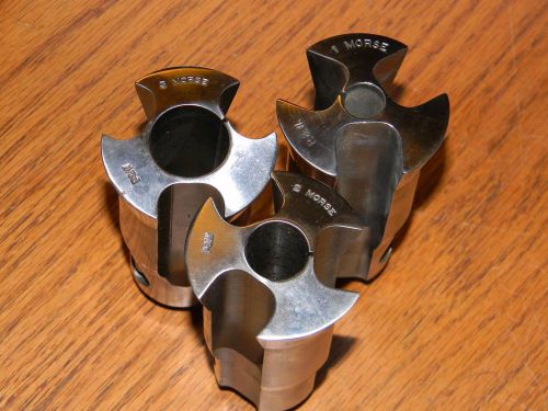 (3) Pratt &amp; Whitney,#2,#3,Jig Borer,Collet Set,Morse Taper, 1, 2 &amp; 3 MT, P&amp;W