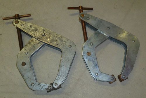 Usa  made kant twist 6 &#034; deep set of two machinist / tool makers clamps for sale