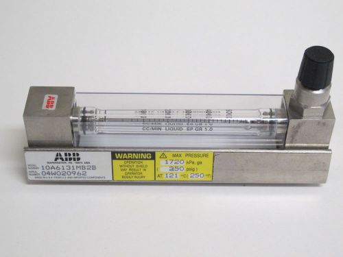 500cc/min  abb, fischer porter 10a6131mb2b global purgemaster 250 psig for sale