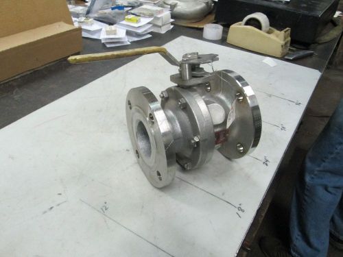 Conbraco S/S Ball Valve Mod #87A10024 3&#034; 150# Flg W/Locking Handle Body CF8M