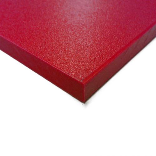 HDPE / Sanatec (Plastic Cutting Board) Red - 24&#034; x 24&#034; x 1/2&#034; Thick (Nominal)