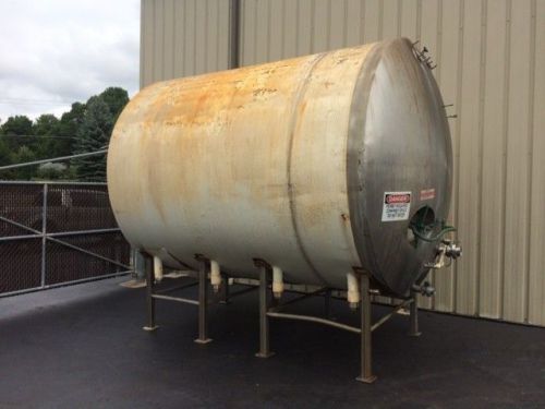 3,000 Gallon SS Dairy Tank, Juice Concentrate, Sugar Silo, Mfg Cherry Burrell