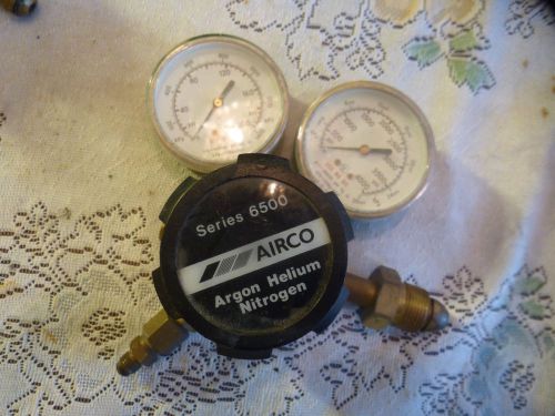 Airco series 6500 argon helium nitroge gauges 806 6575 inert gas cga 580 welding for sale