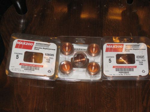 Hypertherm Plasma Cutter Consumables  120605